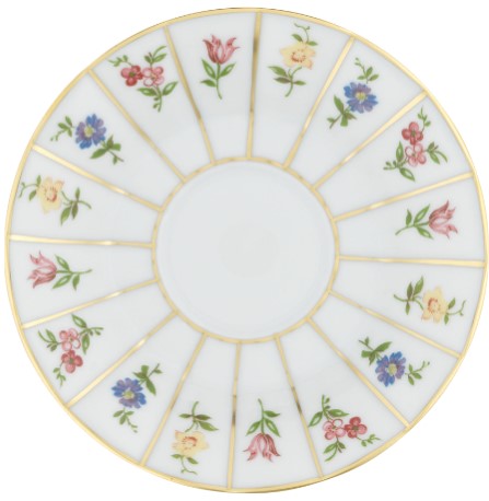 Mille Fleurs Espresso Cup & Saucer