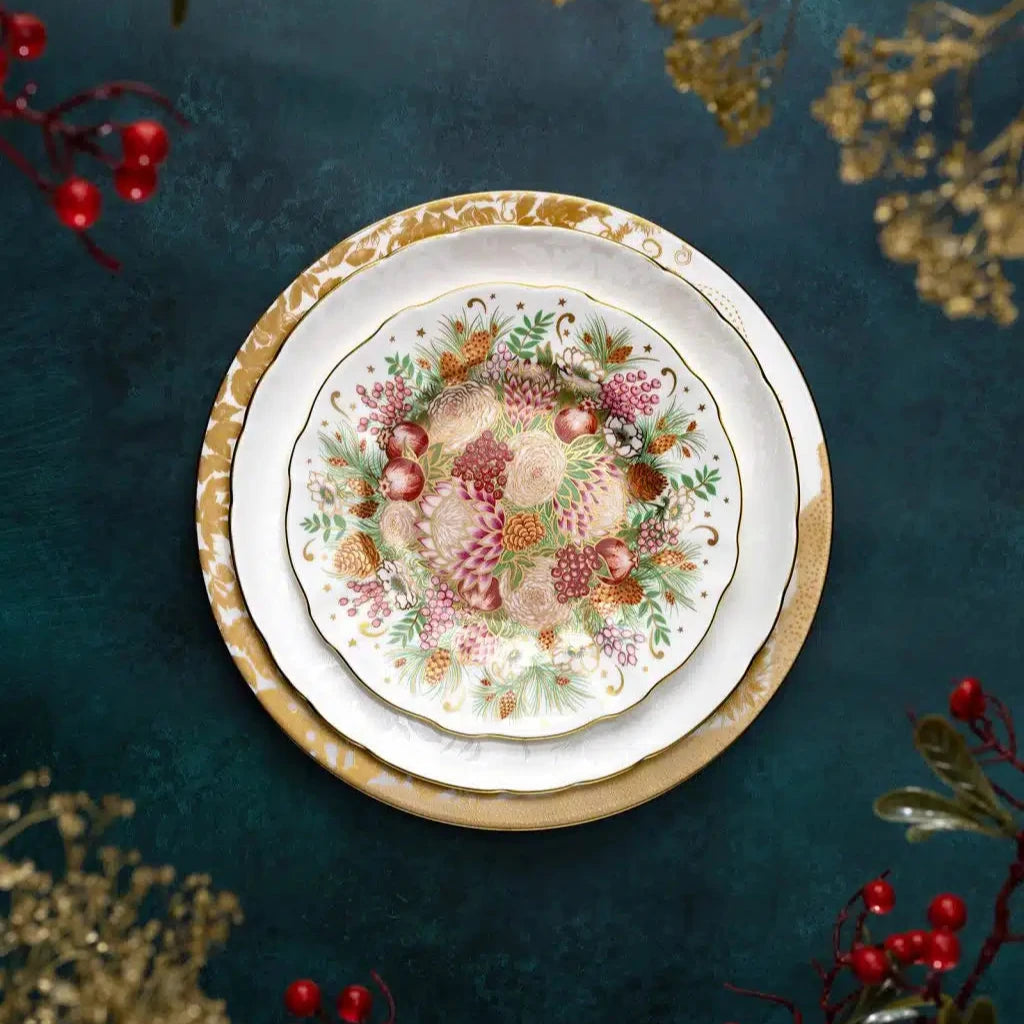 Holiday Accent Plate - Holiday Bouquet