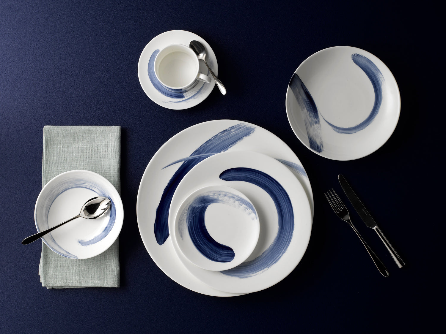 Brushstroke Blue