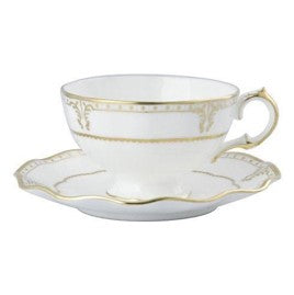 ELIZABETH GOLD TEA CUP & SAUCER