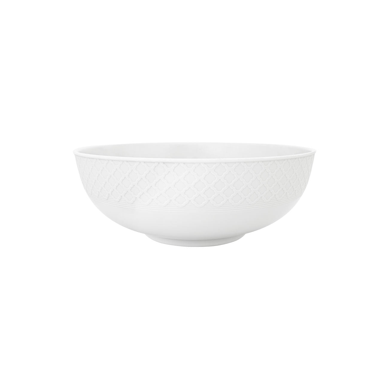 Empire White Serving Bowl