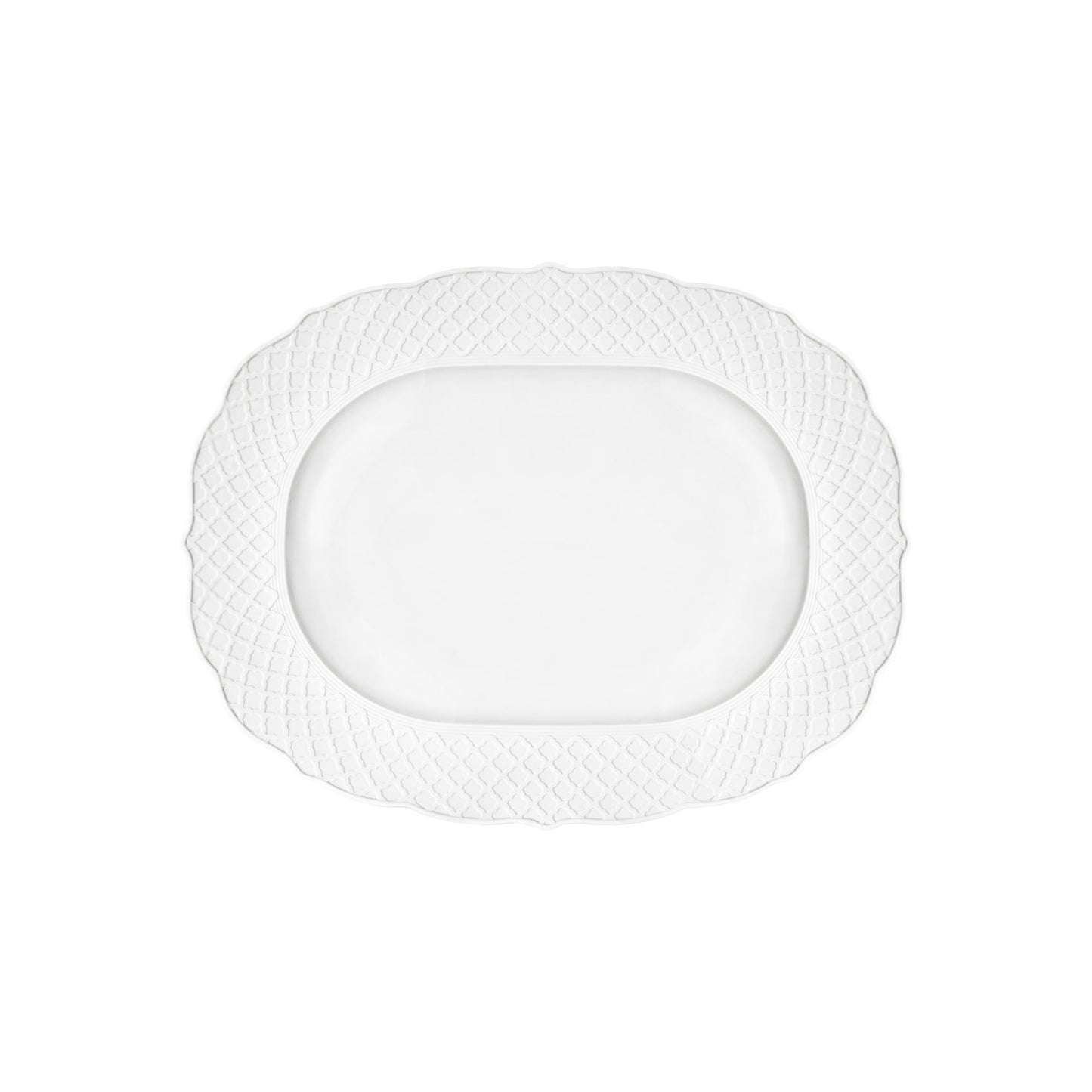 Empire White Oval Platters