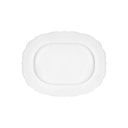 Empire White Oval Platters