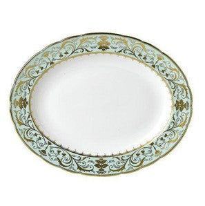 Darley Abbey Mint Green - Oval Platter