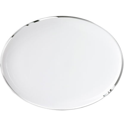 Treasure Platinum Oval Platter, Coupe