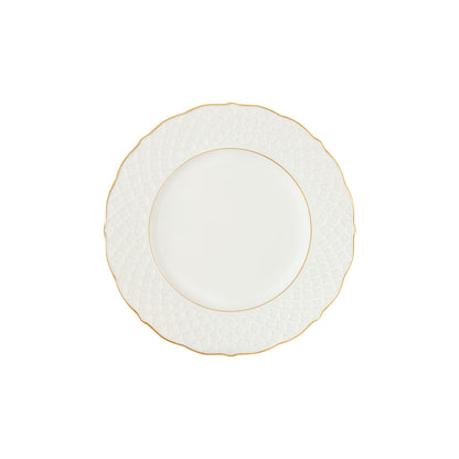 Empire White & Gold Salad Plate