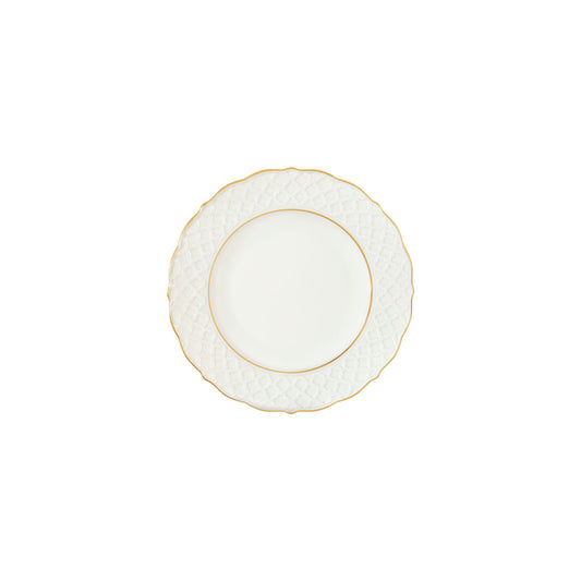 Empire White & Gold Bread & Butter Plate