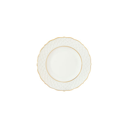 Empire White & Gold Bread & Butter Plate