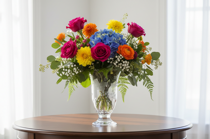 Springtime Footed Vase