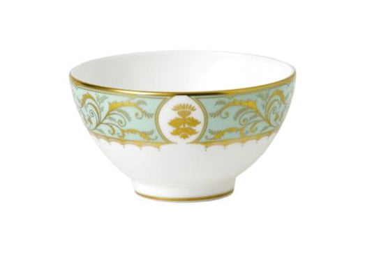 Darley Abbey Mint Green - Footed Rice Bowl