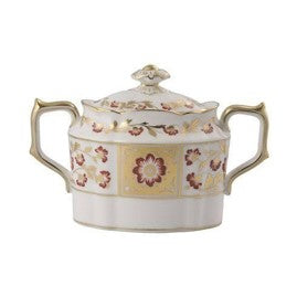 Derby Panel Red - Covered Sugar Bowl