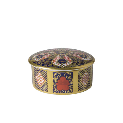 Old Imari Solid Gold Band Trinket Box