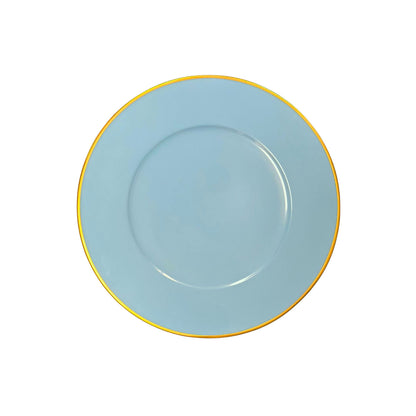 light blue plate