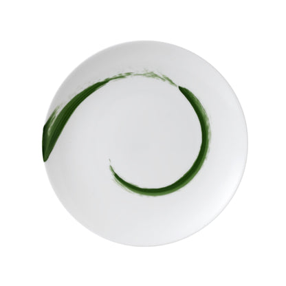 BRUSHSTROKE GREEN DINNERWARE