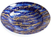 Magma - Cobalt & Gold Dinnerware