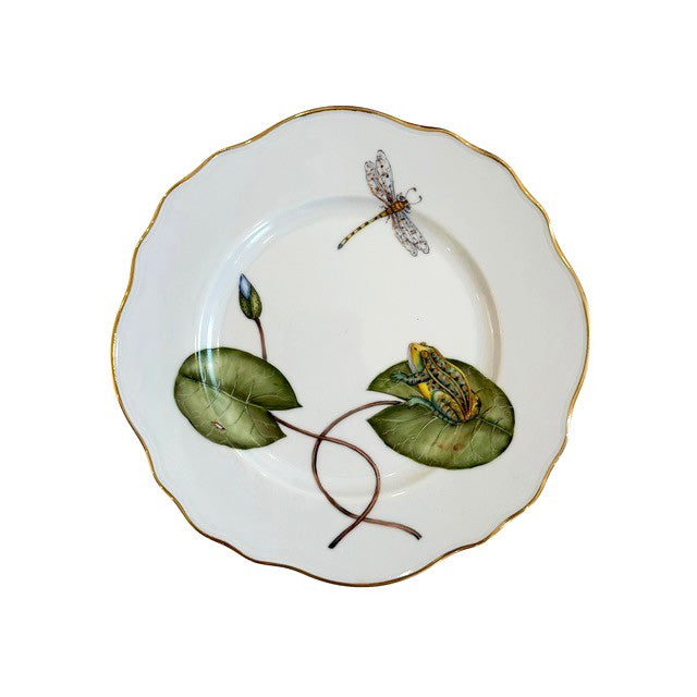 Frog Hand Painted Salad/Dessert Plate