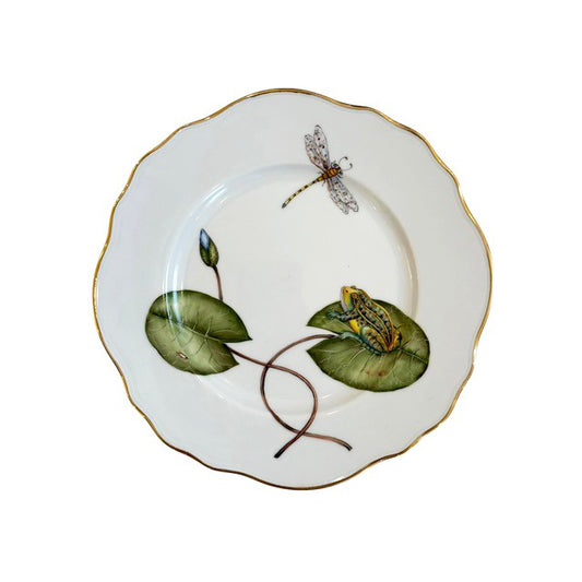 Frog Hand Painted Salad/Dessert Plate