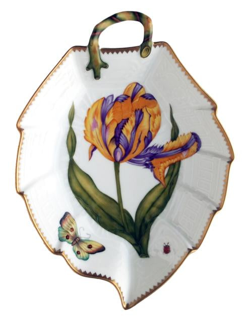 Leaf Plate - Old Master Tulips