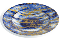 Magma - Cobalt & Gold Dinnerware