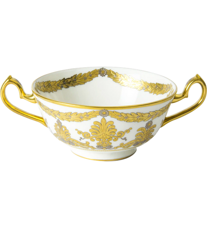 Pearl Palace Cream Soup Bowl & Saucer