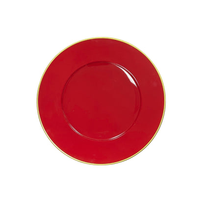 red plate