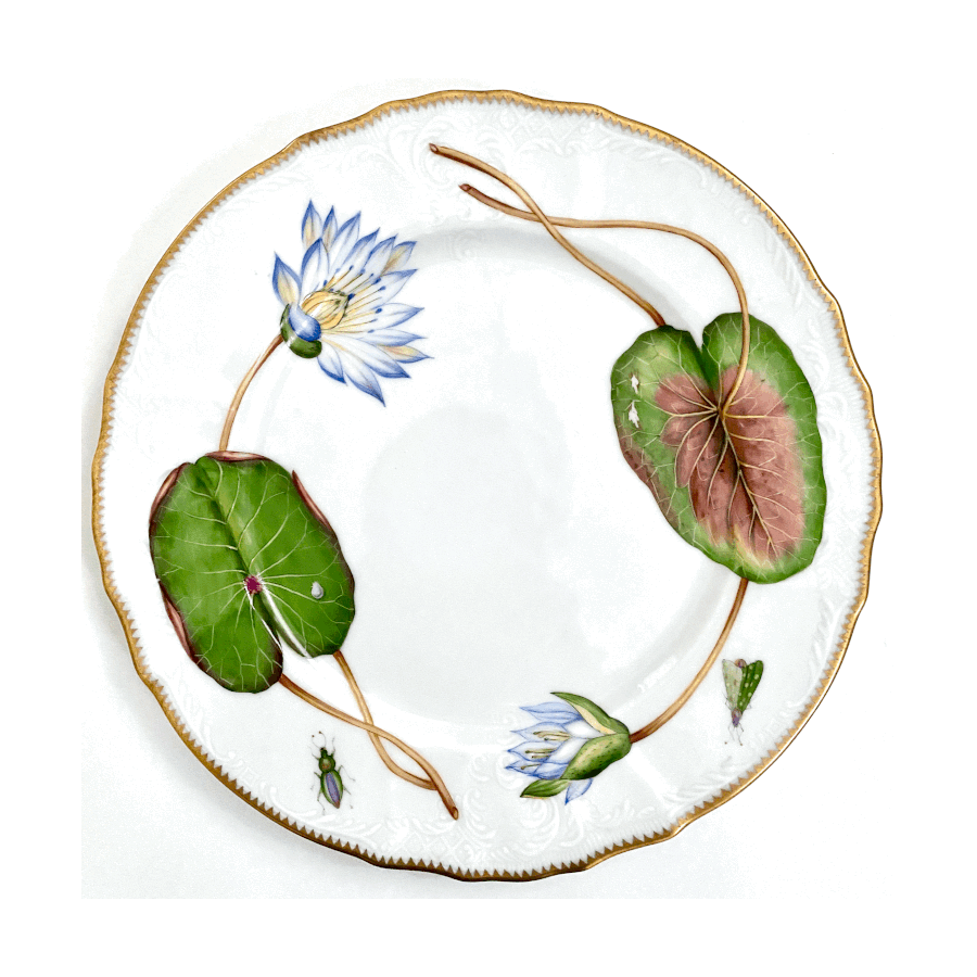 Waterlily Hand Painted Dinnerware