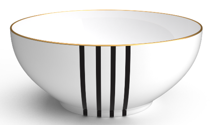 TEATRO - BLACK WITH GOLD DINNERWARE