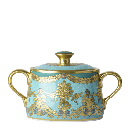 Turquoise Palace Covered Sugar Bowl