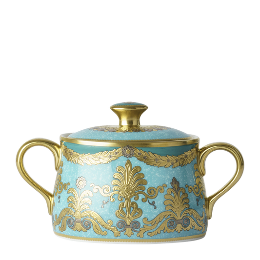 Turquoise Palace Covered Sugar Bowl