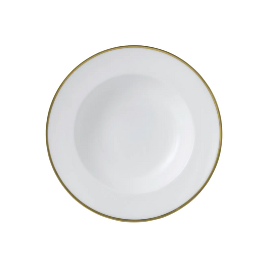 Accentuate Gold Rimmed Soup Bowl