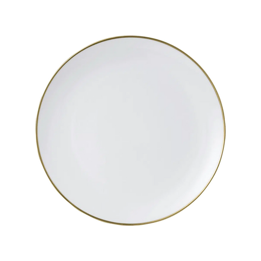 Accentuate Gold Coupe Charger 12"
