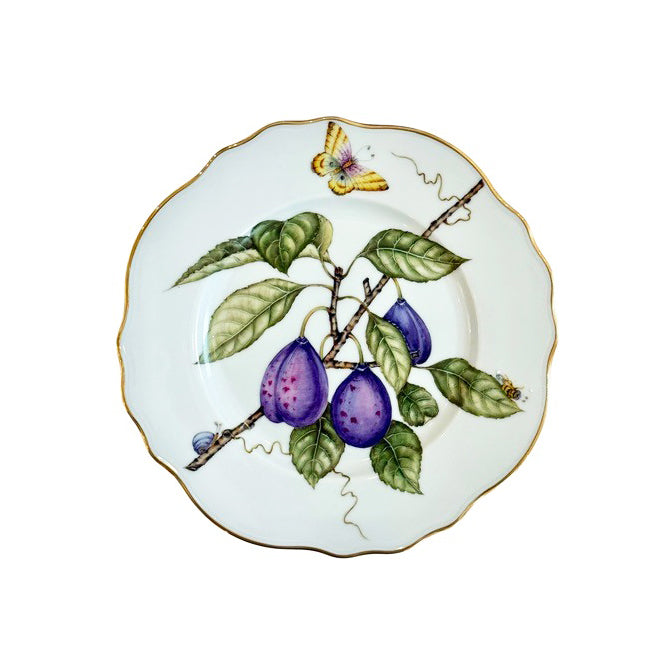 Anna's Secret Orchard Hand Painted Salad/Dessert Plates