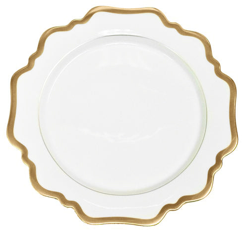 Anna's Palette White Salad Plate