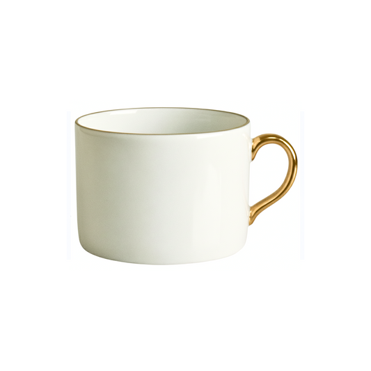 Empire White & Gold Tea Cup & Saucer