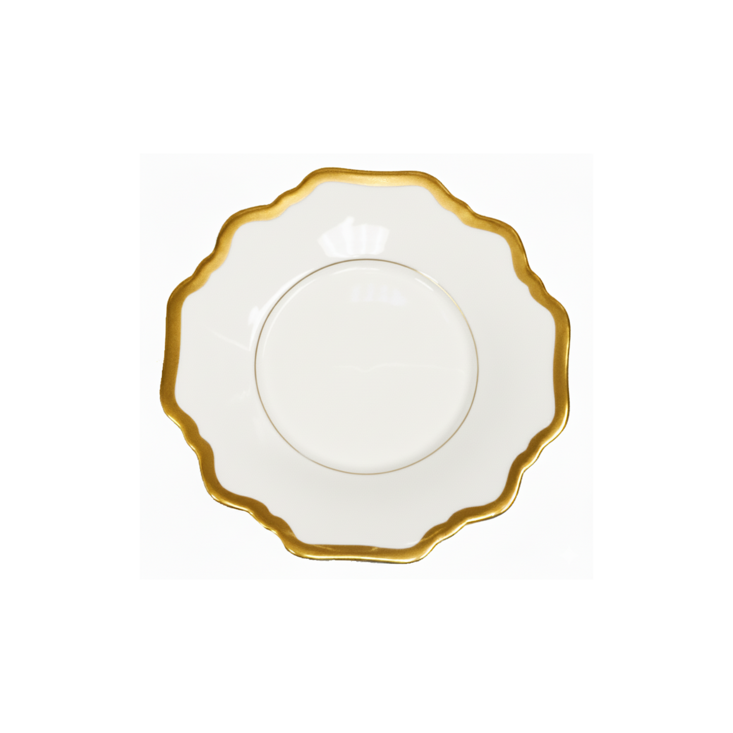 Anna's Palette White Tea Cup & Saucer