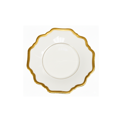 Anna's Palette White Tea Cup & Saucer