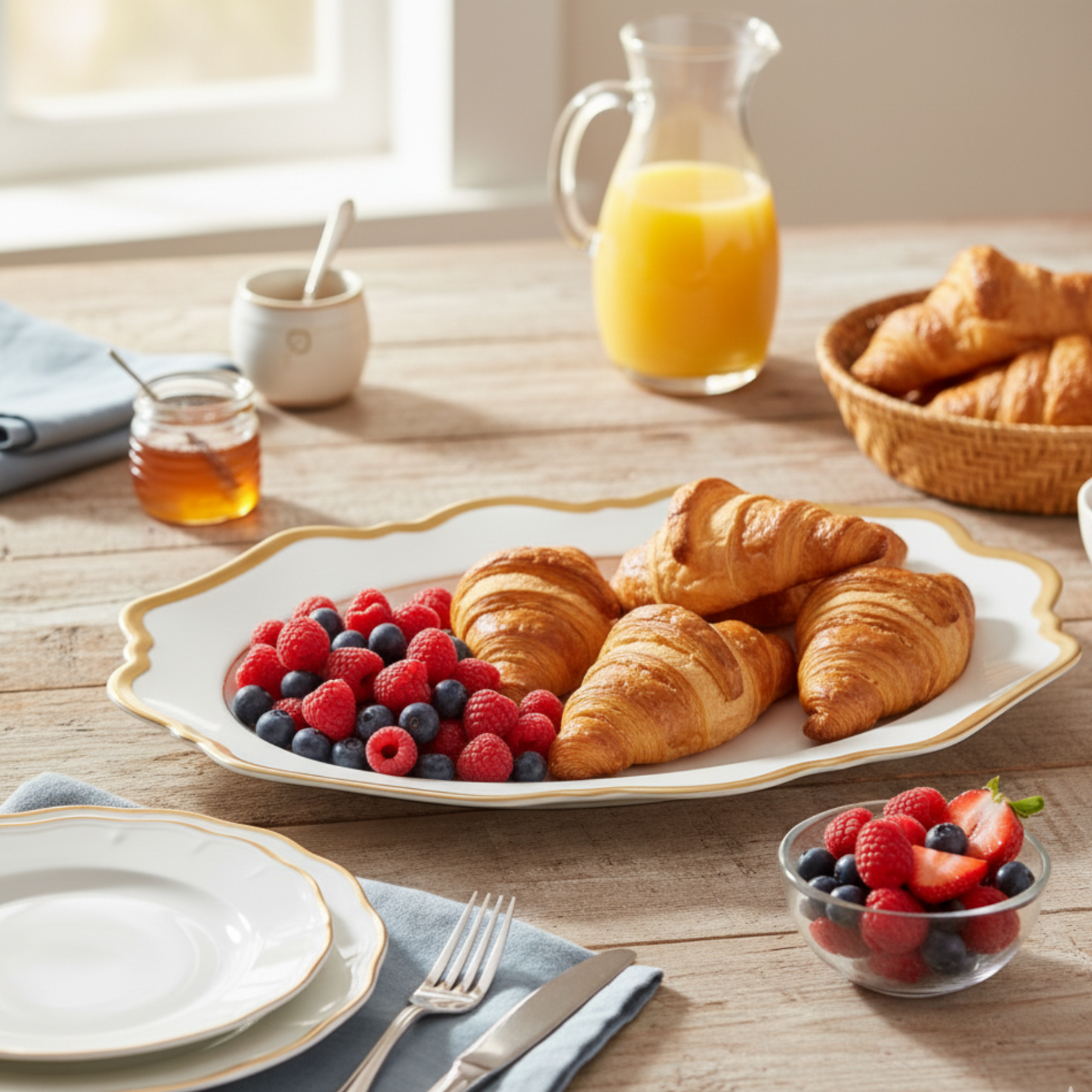 Anna's Palette White Oval Platter