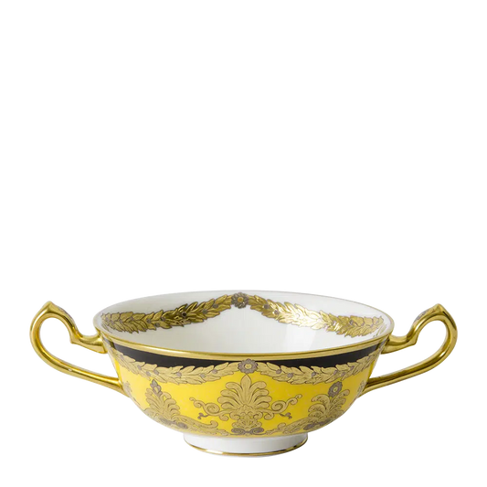 Amber Palace Cream Soup Bowl & Saucer