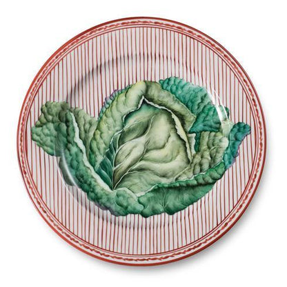 POTAGER IN RED DINNERWARE