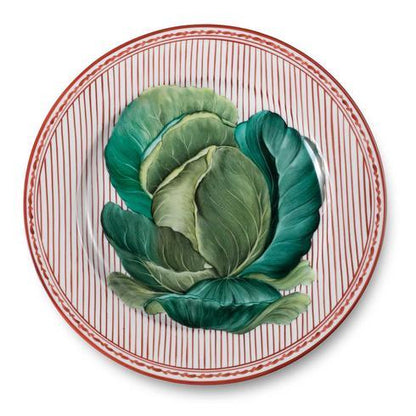 POTAGER IN RED DINNERWARE