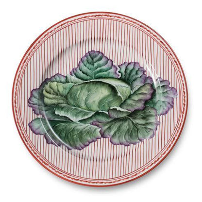 POTAGER IN RED DINNERWARE