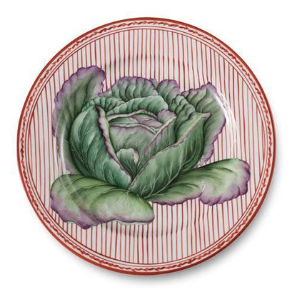 POTAGER IN RED DINNERWARE