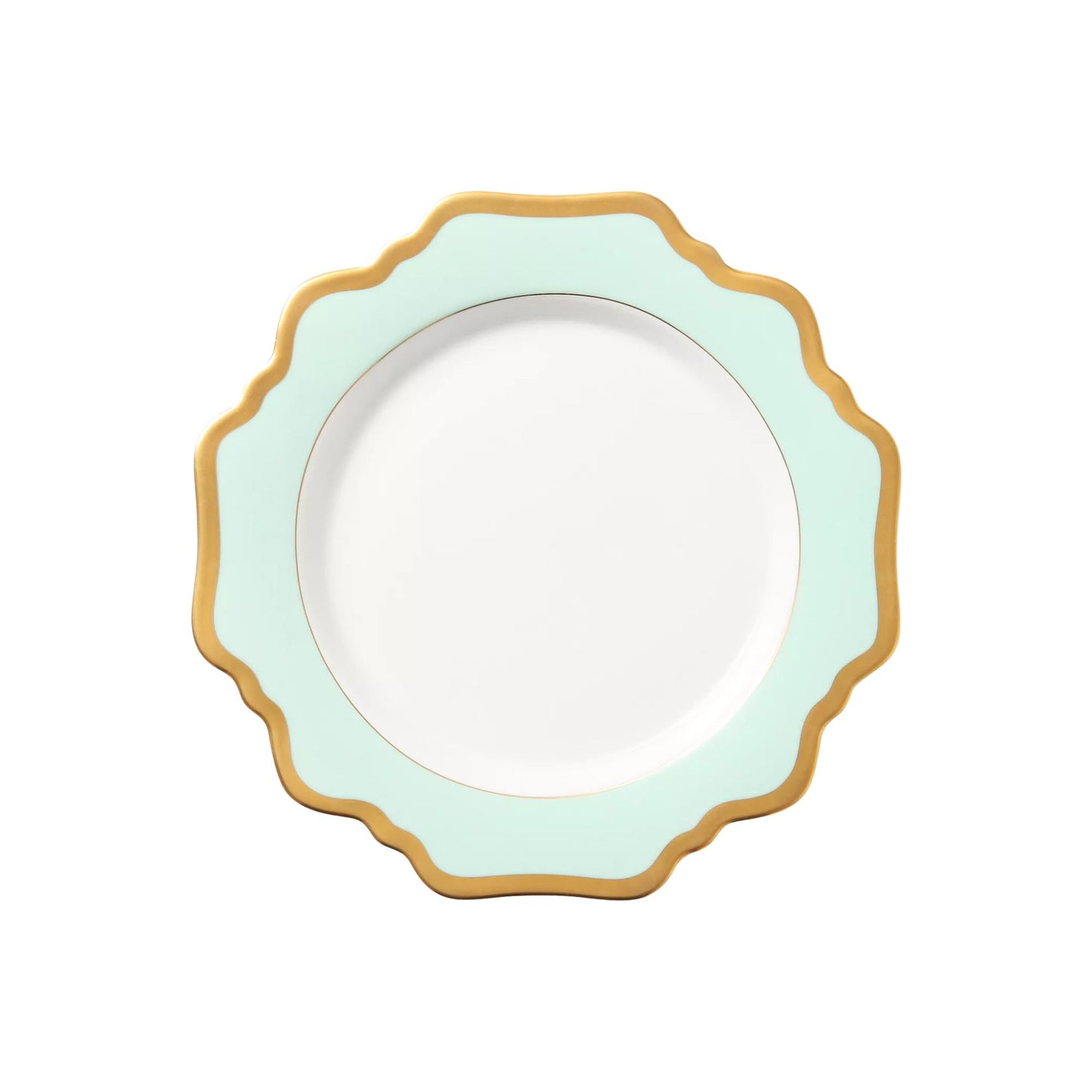 Anna's Palette Aqua Green Salad Plate