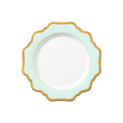 Anna's Palette Aqua Green Salad Plate