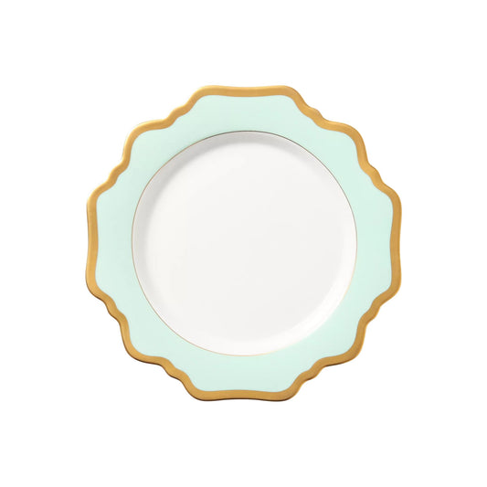 Anna's Palette Aqua Green Salad Plate