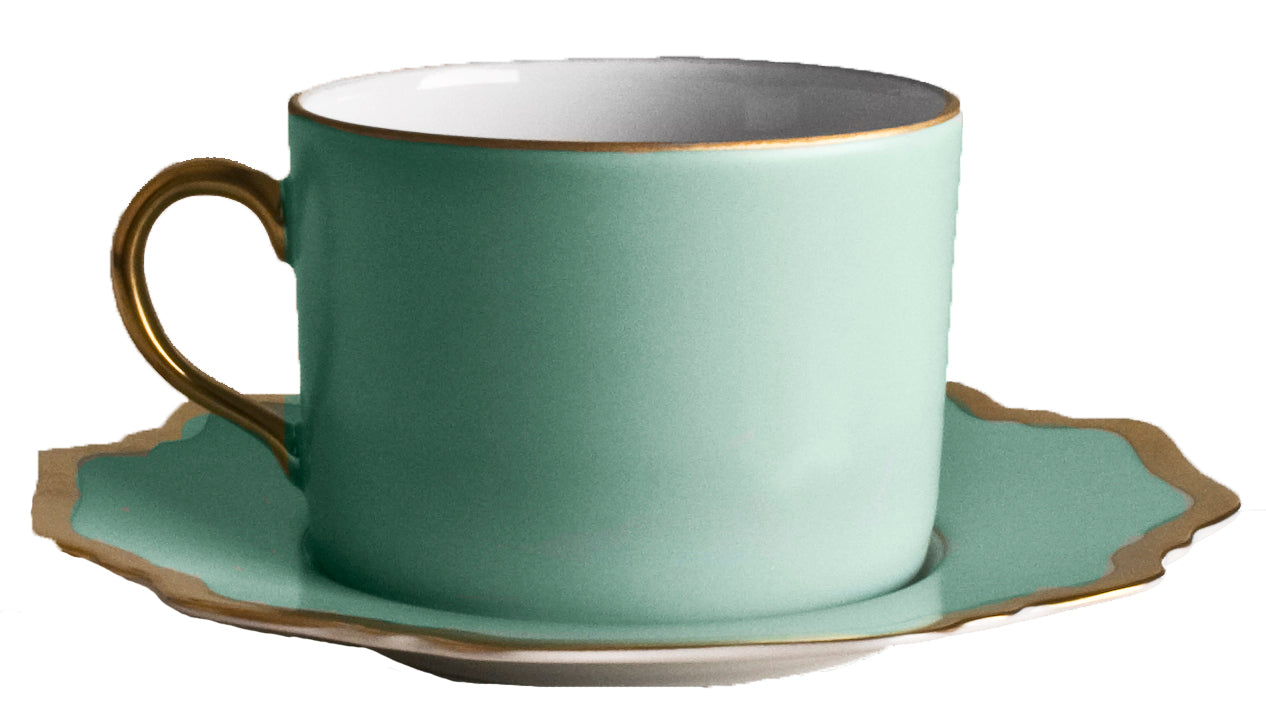 ANNA'S PALETTE - AQUA GREEN DRINKWARE