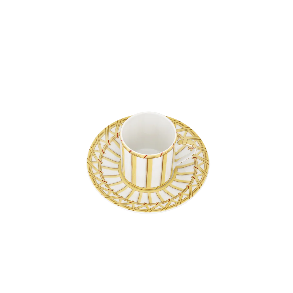 Vannerie Cottage Coffee Cup & Saucer