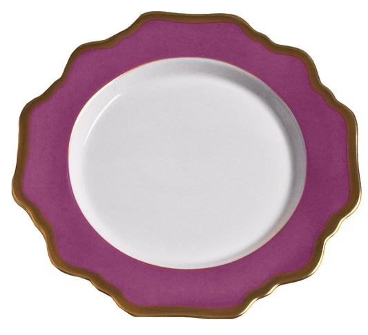 Anna's Palette Purple Orchid Bread & Butter Plate