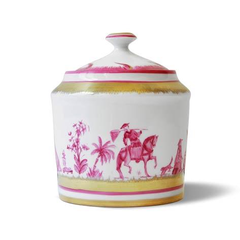 Chinoiserie Covered Sugar Bowl
