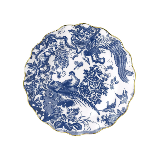 Aves Blue - Fluted Salad (Dessert) Plate